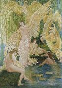 Walter Crane The Swan Maidens oil painting picture wholesale